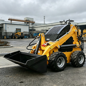 Compact Skid Steer Heavy Duty <b>Wheel</b> Mini EPA CE 5 Engine for Professional Construction <b>Small</b> Track Skid Steer - Product Image 3