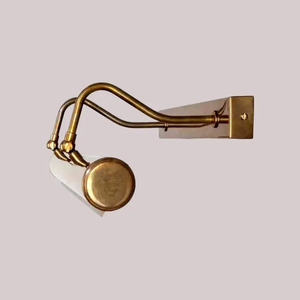Decorative Mid Century Brass Picture <b>Light</b> Vintage Style Gold Wall <b>Sconce</b> Adjustable Brass Artwork Lamp For Living Room Hallway - Product Image 5