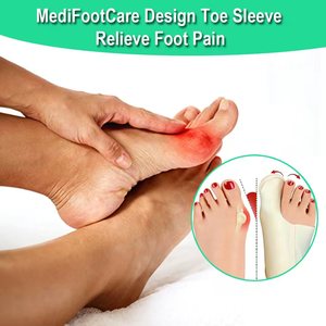 Attelle de Correction pour <span class=keywords><strong>Hallux</strong></span> <span class=keywords><strong>Valgus</strong></span> - Séparateurs d'Orteils pour Soulagement du <span class=keywords><strong>Hallux</strong></span> <span class=keywords><strong>Valgus</strong></span> - Manchons Ultra Fins pour <span class=keywords><strong>Hallux</strong></span> <span class=keywords><strong>Valgus</strong></span> à Porter dans les Chaussures - Product Image 6