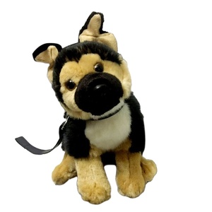 Juguetes de peluche para bebés, perro pastor alemán con relleno de algodón PP, juguete de simulación de animales de peluche para uso unisex - Product Image 1