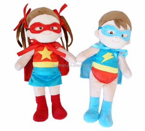 Brinquedo Mini <span class=keywords><strong>Superman</strong></span> Fofo de Pelúcia Feito à Mão para Crianças Boneca de Super-Herói Macia Preço Acessível - Product Image 1