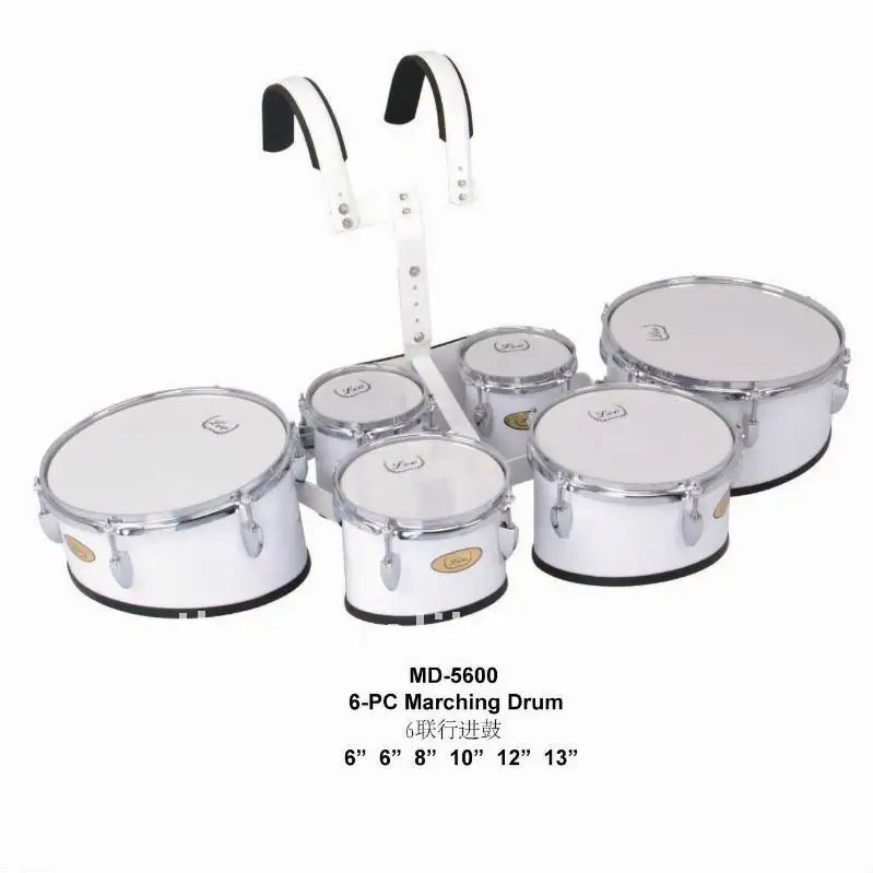 6 Pieces Marching Band Drum