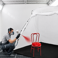 Tente de peinture portable pliable quatre saisons, grande cabine de peinture DIY, abri léger avec structure en fibre de verre pour voiture