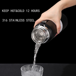 Termos aislados de doble pared, botellas de agua de acero inoxidable 304 para deportes, copas de vino, copa de bebida, juego de regalo - Product Image 5