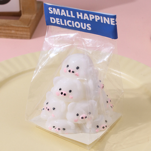 ของเล่นบีบแกะสลักรูปหอคอยหมูน่ารัก ดีไซน์สำหรับคนรักสัตว์เลี้ยงและสาวๆ ช่วยคลายเครียด สวยงาม - Product Image 5