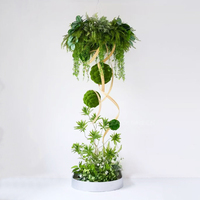 Vigne Synthétique En Plastique Souple Vert Fougère Plantes Persan Artificielle Suspendus Lierre De Mariage Hôtel Plafond Décoration