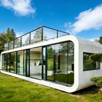 Mini Cabina Apple, Capsula Spaziale Modulare Compatta con Interni Completi per Ufficio, Caffetteria, Studio, Giardino o Uso in Affitto