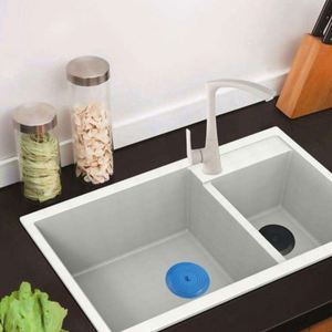Bouchon de drain en silicone minimaliste, couvercle anti-fuite pour baignoire et évier - Product Image 1