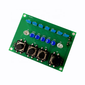 Carte de circuit imprimé personnalisée avec bouton-poussoir, indicateur LED, assemblage de PCB pour module de débogage d'équipement d'automatisation - Product Image 2