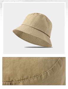 <strong>Funky</strong> Sun Big Xxxl Black Blue Gray Khaki Brown Beach School <strong>Bucket</strong> <strong>Hat</strong> with Custom logo - Product Image 2