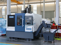 Máquina de torno inclinado CNC Centro de torneado CNC de 3 ejes TCK50A Controlador GSK Máquina de torneado de torno Máquina de torneado CNC de precisión