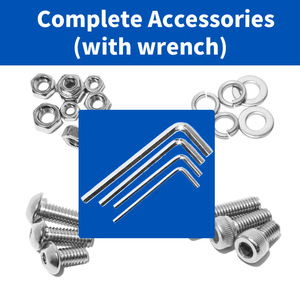 304 Stainless Steel M3 M4 M5 <b>Screw</b> Nut Washer Set 1080pcs <b>Socket</b> Head Button Head Hardware Kit - Product Image 3