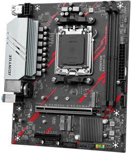 Los mejores precios al por mayor para la nueva placa base de audio Jingyue <span class=keywords><strong>PRO</strong></span> AM5 R7 SATA 6G 2x M.2 2,5G LAN 7,1 Audio MATX - Product Image 3