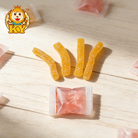Wholesale Oem French Fries Shaped Soft Candy with Sweet Jam