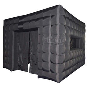 Tienda inflable con luz LED de cubo grande Zhenmei de 20 pies para eventos al aire libre para fiestas de boda y publicidad, equipo de Camping duradero - Product Image 2