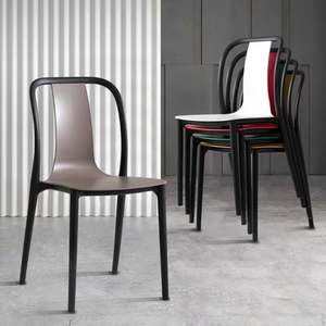 <span class=keywords><strong>Chaises</strong></span> de <span class=keywords><strong>restaurant</strong></span> modernes minimalistes en plastique, antidérapantes, imperméables, légères, mobilier de <span class=keywords><strong>restaurant</strong></span> - Product Image 4