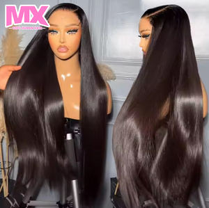 40インチベトナムウィッグ人毛レースフロント卸売13x6骨ストレートナチュラルカラーHDフロントフロントフロントフロント - Product Image 2