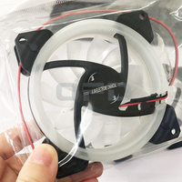 Ventilateur de refroidissement RGB pour ordinateur 9 cm, ventilateur lumineux à double ouverture 9025, ventilateur RGB pour boîtier PC, ventilateurs ultra-minces 9 cm 9215 9225 15 mm 25 mm