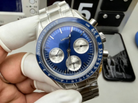 Montre mécanique automatique pour homme de haute qualité, style hip-hop, chronographe à trois cadrans, acier inoxydable, édition limitée