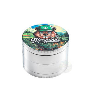 MariGrindr - Molinillo de Especias Manual de Acero Inoxidable de 2.5 Pulgadas, Molinillo de Hierbas de 4 Piezas para Condimentos de Cocina, Producto para <span class=keywords><strong>Amazon</strong></span> - Product Image 1