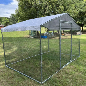 2x3x2m grande cabina-In metallo pollaio impermeabile fuori gabbia di pollame per animali domestici - Product Image 1