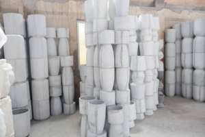 <span class=keywords><strong>Cilindro</strong></span> alto de forma poligonal, gran sala de estar, edificio de oficinas, <span class=keywords><strong>maceta</strong></span> de arcilla de magnesio - Product Image 6