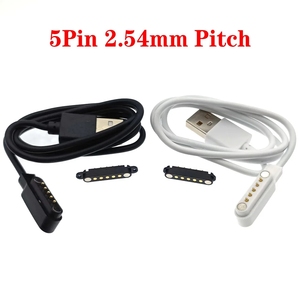 2.54 2/4/5Pin Pogo broche USB câble de charge magnétique mâle femelle PogoPin connecteur alimentation DC aimants SmartWatch Pad fil de connexion - Product Image 3