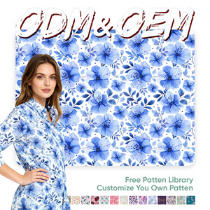 プリントコットン生地 100% コットン 花柄と漫画柄プリント ソフト生地 中国のコットン生地サプライヤーからの卸売 - Product Image 1