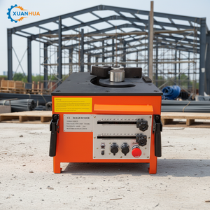 Machine automatique de cintrage et de coupe de barres d'armature, combinée, haute vitesse, motorisée, 220V/110V, 2800W/3000W - Product Image 1