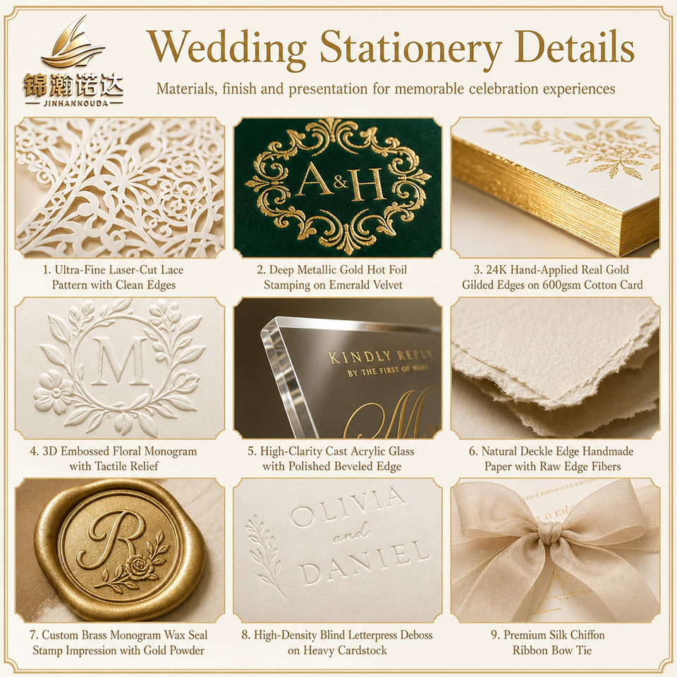 Luxury Velvet Wedding Invitation Box Custom Acrylic Card Cover for ...