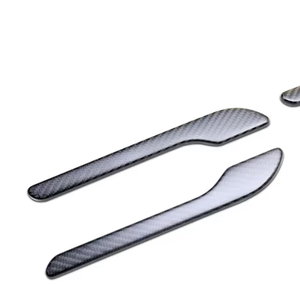 Poignée de porte extérieure en fibre de carbone sèche à finition lisse TTH-MODE3 pour Tesla Model 3/Y, pour l'approvisionnement exclusif transfrontalier - Product Image 1