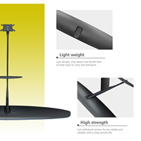 Nouvelle conception Hydrofoil pour débutants GY1310 Planche Efoil en fibre de carbone avec aile de glissement rapide et grande lame de 2100 cm² pour le surf aquatique