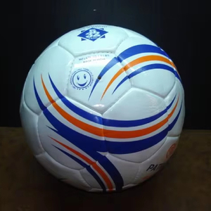 ลูกฟุตบอลมืออาชีพทุกสภาพอากาศลูก PU บิวทิลเคลือบลามิเนตขนาด5,4 3สำหรับการแข่งขัน - Product Image 1