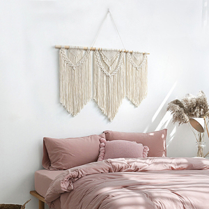 <span class=keywords><strong>Tapiz</strong></span> bohemio de macramé para colgar en la <span class=keywords><strong>pared</strong></span>, <span class=keywords><strong>tapiz</strong></span> grande hecho a mano para dormitorio y sala de estar - Product Image 3