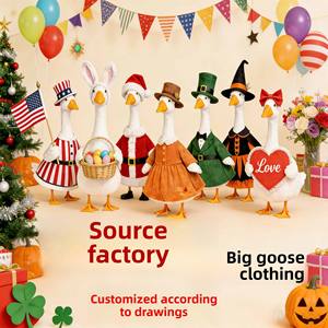 Déguisement pour oie de porche, motif à pois, en tissu, pour extérieur, vente en gros, nouvelle arrivée pour la Saint-<span class=keywords><strong>Valentin</strong></span>, Pâques, 4 juillet, Halloween, pour animaux de compagnie - Product Image 1