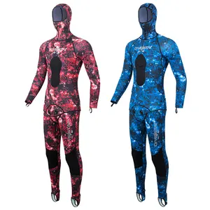 Wholesale Customized Sublimation Polyester Spearfishing Long John 0.5mm Thin Wetsuit Rash Guard Swimwear Swimsuit Dive Skin