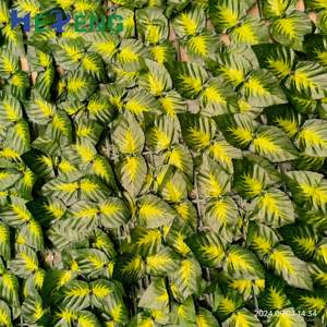 Valla de hoja de plástico artificial al por mayor, certificado UV para pared, pared verde, arbustos, árboles, plantas - Product Image 6