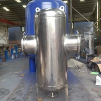 Separador de Gas-Líquido Tipo Ciclón, Dispositivo de Desgasificación Automático de Acero Inoxidable, Marca HENGFENG, 99% de Purificación, Personalizado