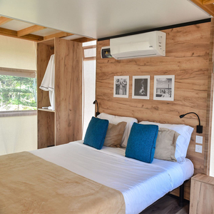 Tienda de campaña Safari Glamping de lujo con instalación de aire acondicionado, mosquitera lista, ventanas, techo de Cavas de PVC - Product Image 5