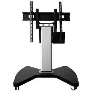 Universal Stainless Steel Vesa Electronic Tilt and Rotation Adjustable TV Mobile Stand for 65 Inches Sreen