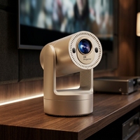 Nouveau mini projecteur rechargeable J3 pour l'extérieur, 720P 4K 200ANSI, portable, intelligent, Android 9, home cinéma, batterie intégrée