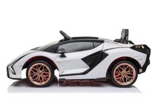 BAB WAY Voiture électrique pour enfants sous licence <span class=keywords><strong>Aventador</strong></span> <span class=keywords><strong>12V</strong></span> 4x4 avec télécommande parentale, voiture jouet de luxe avec livraison DDP - Product Image 6