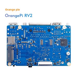 Carte de développement Orange Pi RV2 à huit cœurs RISC-V avec deux ports Ethernet pour les créateurs de systèmes d'intelligence artificielle et d'IoT, ordinateur monocarte - Product Image 1