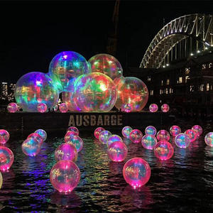Décoration boule de miroir gonflable Disco colorée boule de miroir gonflable boule d'argent géante gonflable pour la <span class=keywords><strong>location</strong></span> de fête - Product Image 5
