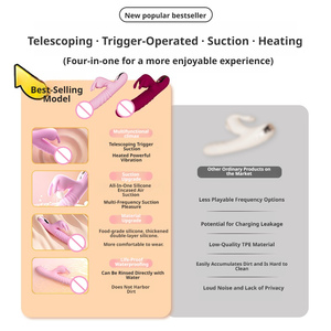 Clitoris Stimulate Sucking Massager Female Sex Shop Thrusting <b>Magic</b> AV Wand Big Dildo Rabbit Vibrators Sex Toys for Women - Product Image 2