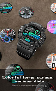 Reloj Inteligente Deportivo LC21 de Nuevo Estilo para Hombre, Pantalla LCD, Linterna, Brújula, Monitorización del Sueño, Reloj Inteligente para Hombre Compatible con Android e IOS - Product Image 5