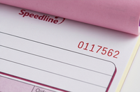 Carnet de reçus autocopiants NCR en 2 ou 3 feuillets, personnalisé, pour livraisons en gros