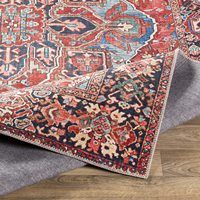 Tapis d'appoint vintage oriental lavable antidérapant, tapis persan pour salon, grand tapis