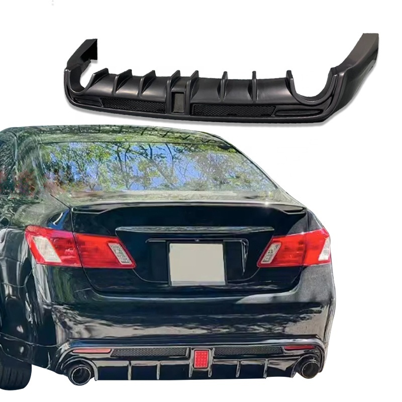 Car Body Kit for Lexus ES ES350 2006-2012 Conversion Rear Diffuser Lip with Brake Light ABS Material Car Tuning Parts Accessory