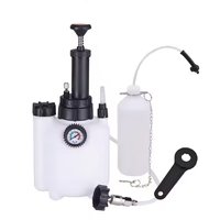 WZAUTO 3L + 1L Voiture Manuel De Frein Pot D'huile Purge Liquide Hydraulique Embrayage Pompe À Huile Frein Pneumatique Extracteur Égouttoir D'huile Changeur